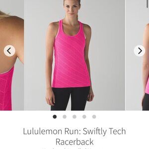 RARE Lululemon Size 6 Run: Swifty Tech Racerback Jewelled Magenta